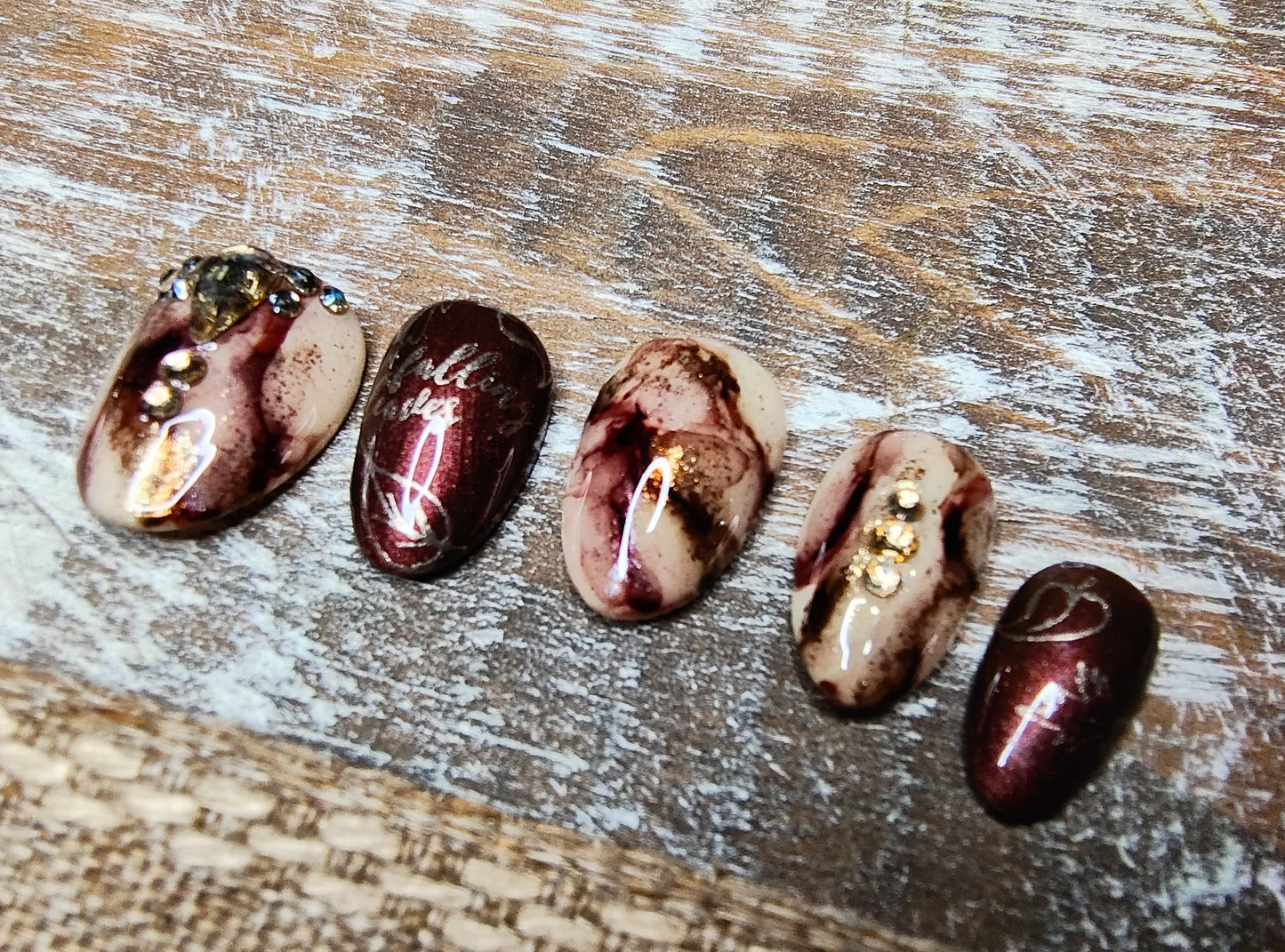 Burgundy Leaves