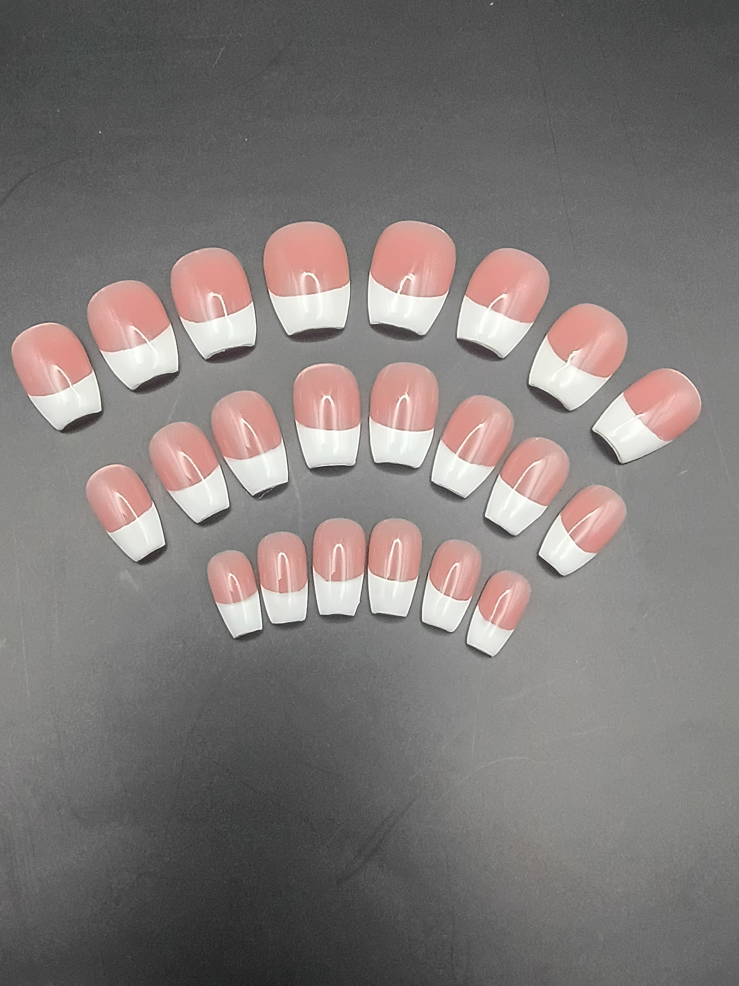 Pink and White French