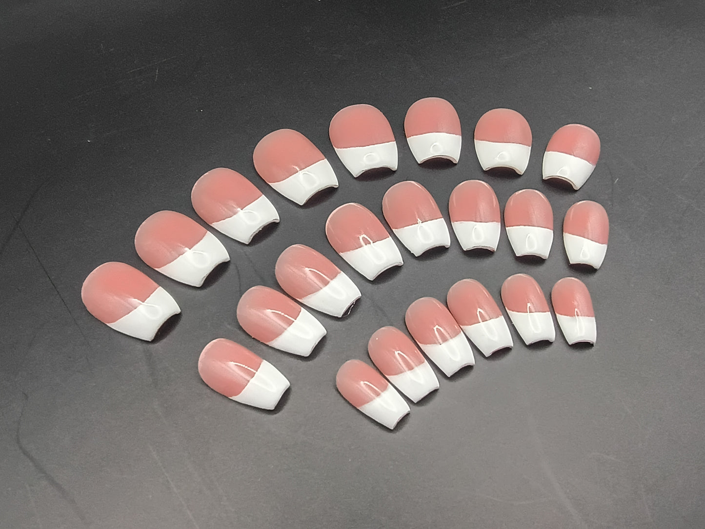 Pink and White French