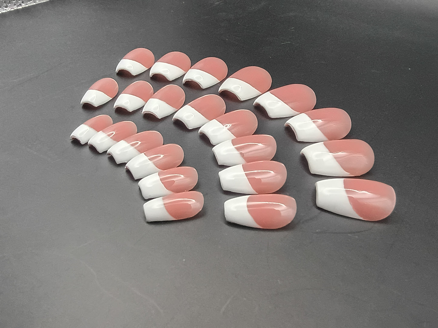 Pink and White French