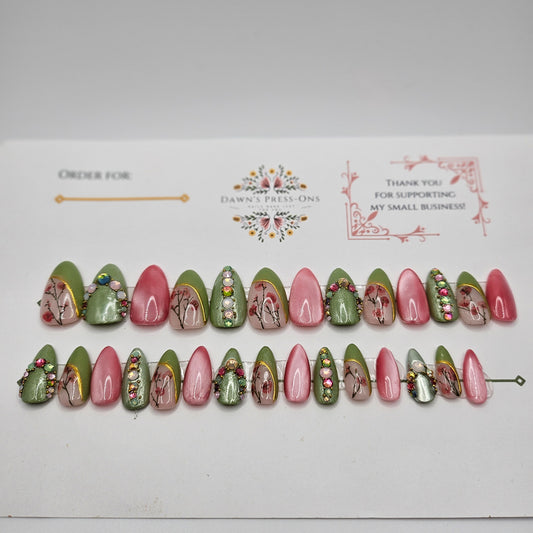 Japanese Flowers on the Meadow