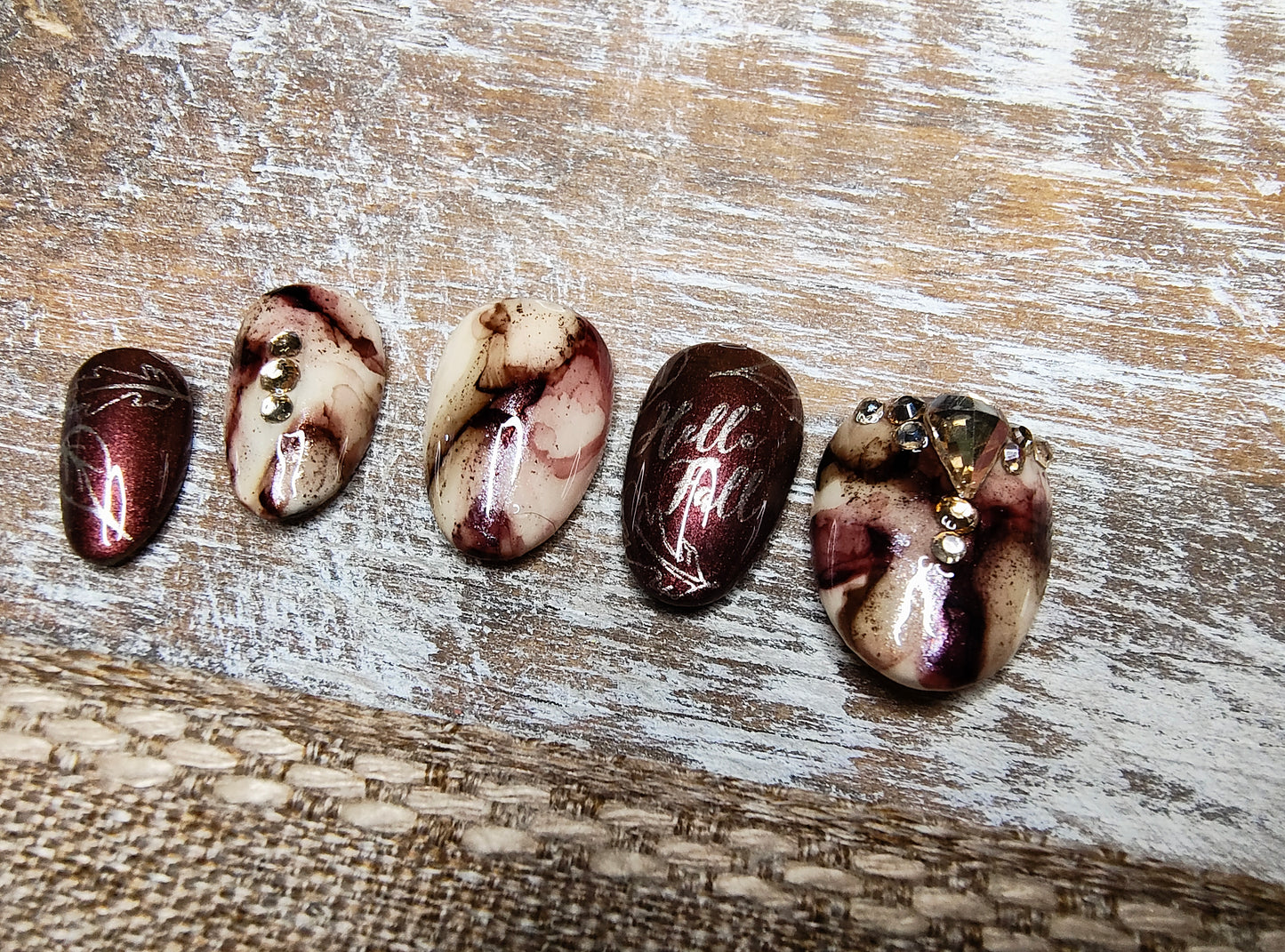 Burgundy Leaves