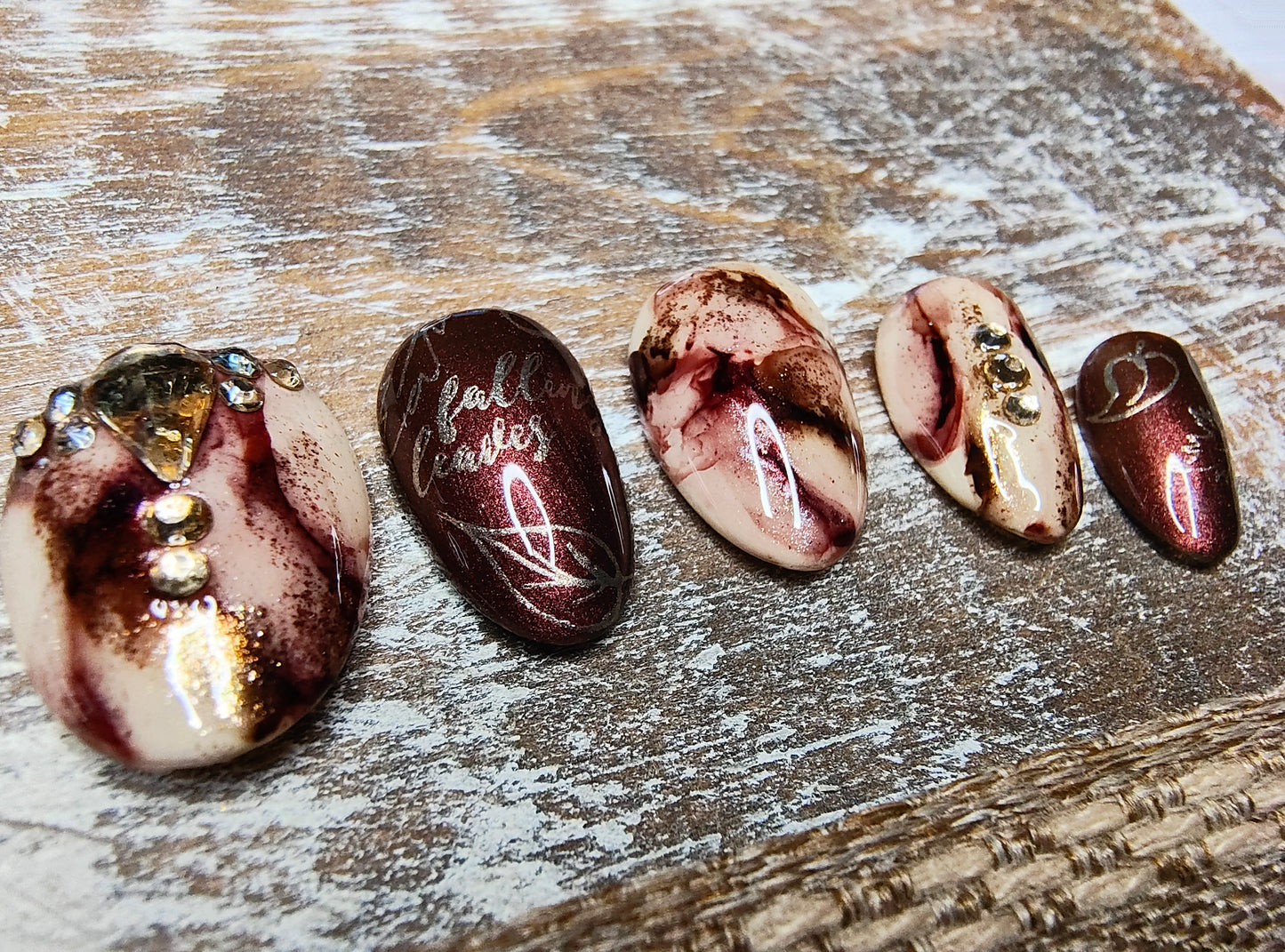 Burgundy Leaves