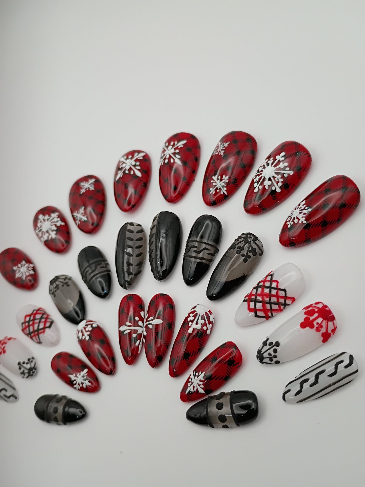 Buffalo Plaid and Snowflakes