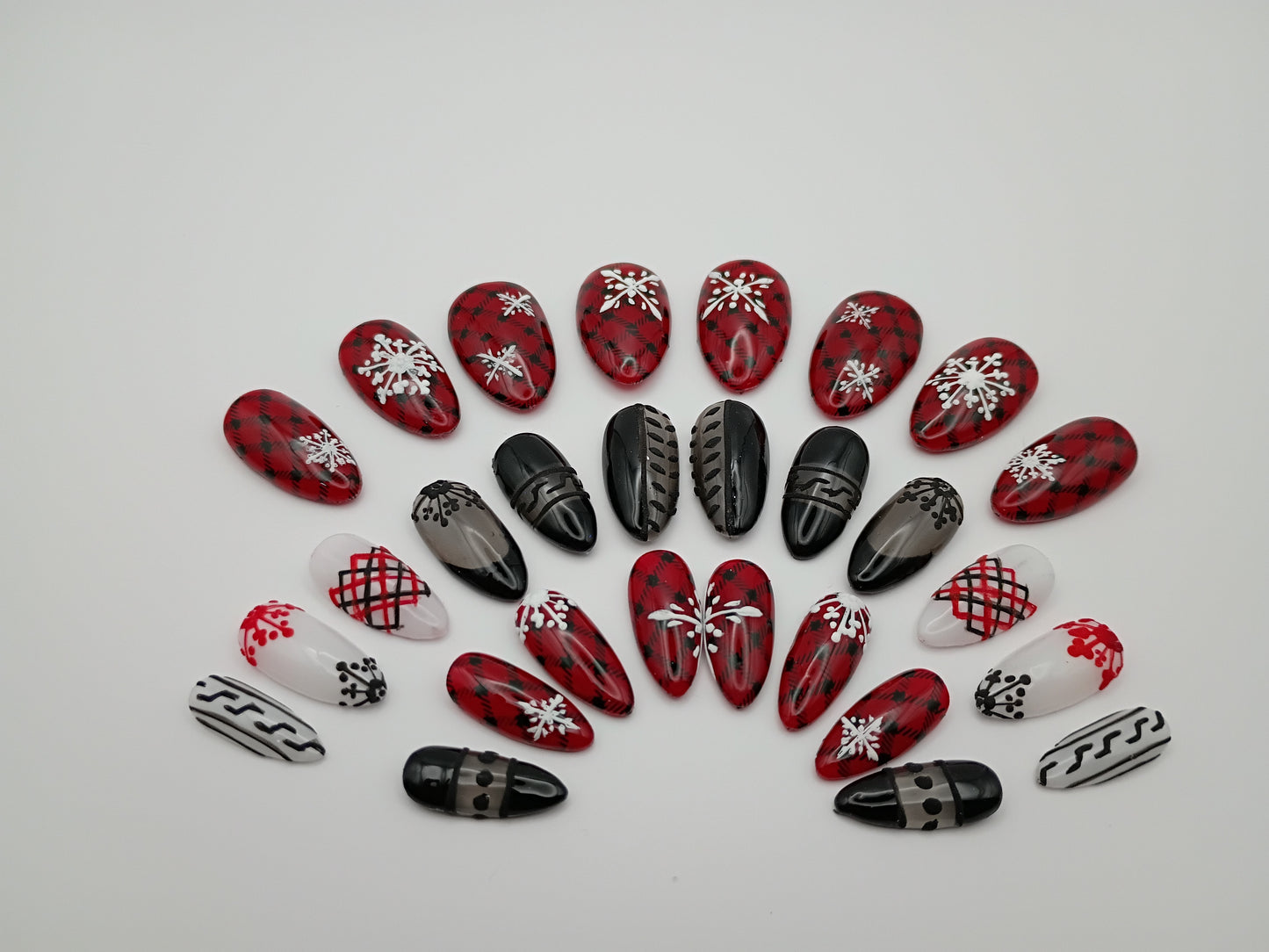 Buffalo Plaid and Snowflakes