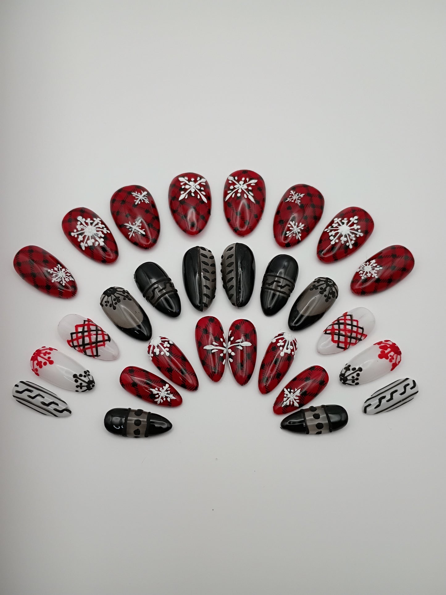 Buffalo Plaid and Snowflakes
