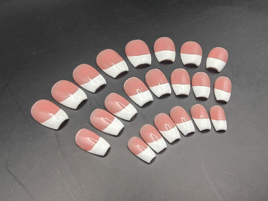 Pink and White French