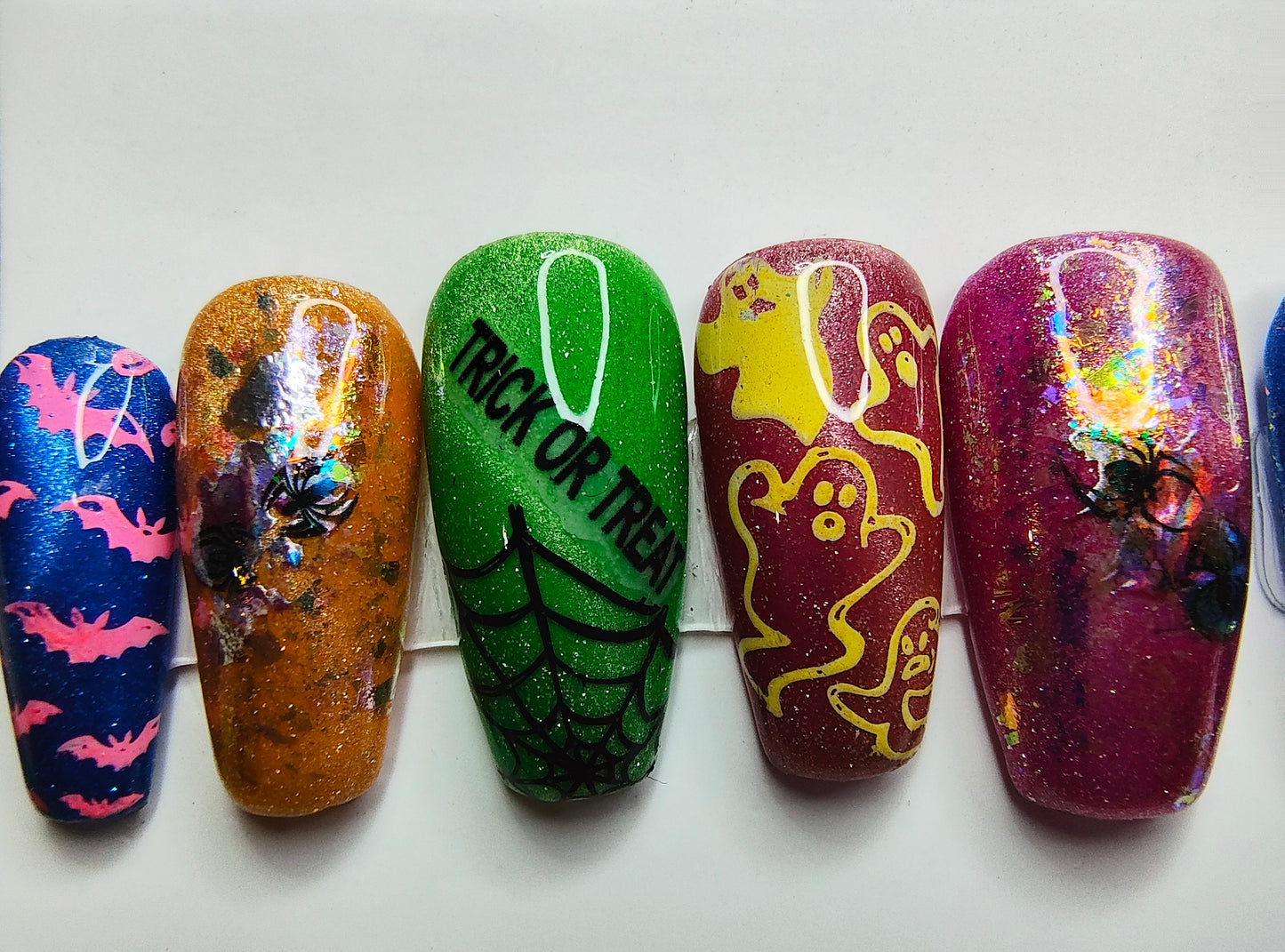 Neon Halloween w/ Glow in the Dark art